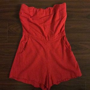 Urban Outfitter strapless romper